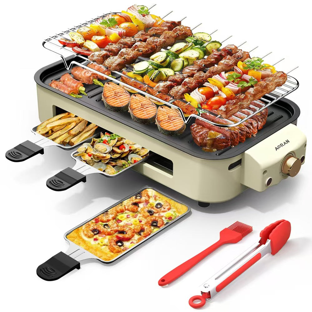 Household barbecue tray