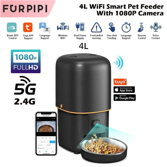 Automatic cat feeder