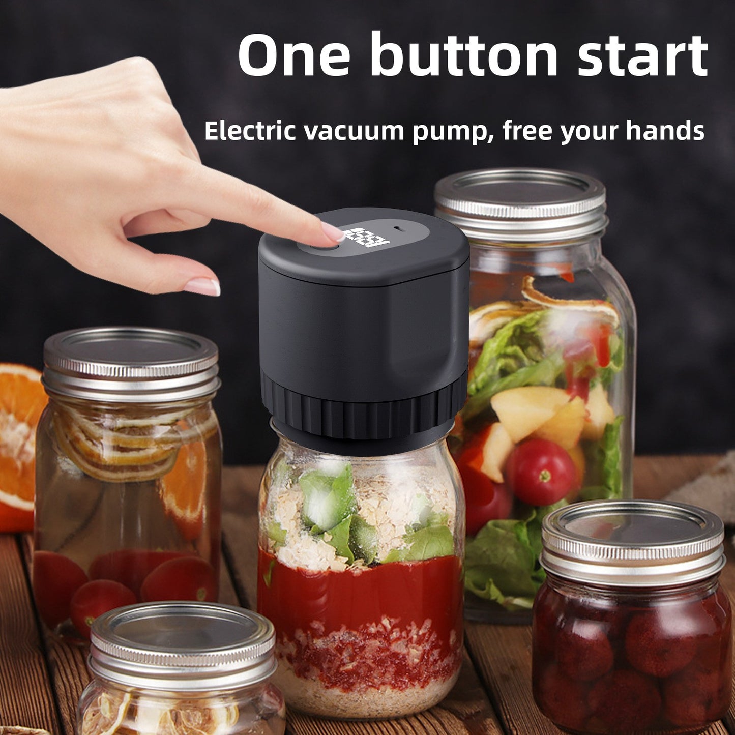 Electric Mason Jar Vacuum Sealer