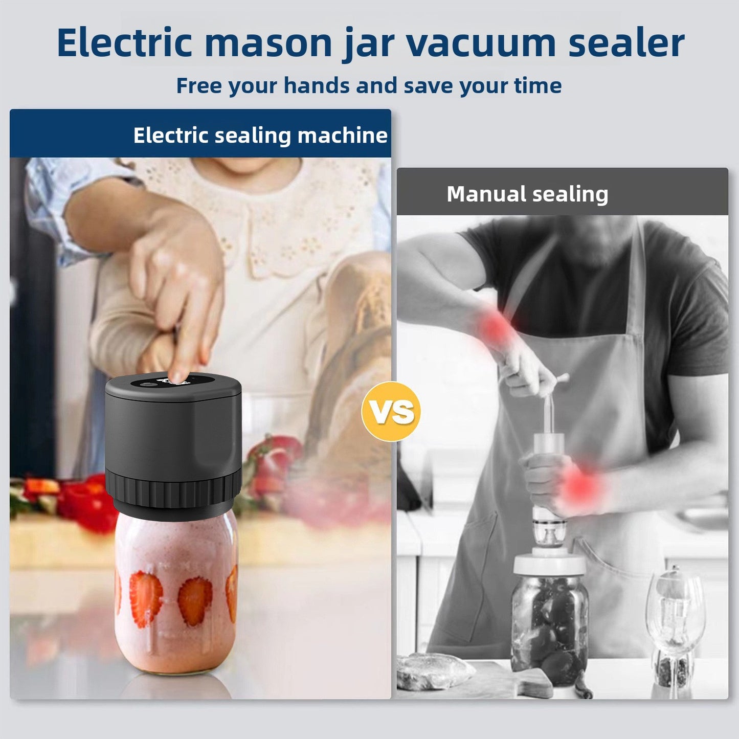 Electric Mason Jar Vacuum Sealer