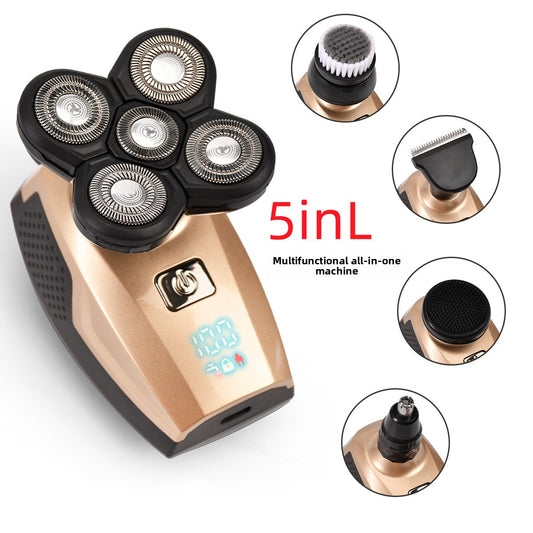 Digital display 5-in-1 electric shaver