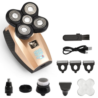 Digital display 5-in-1 electric shaver